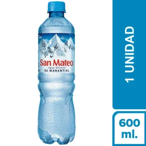 Agua mineral SAN MATEO 600mL