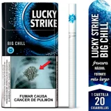 Cigarrillo LUCKY STRIKE BIG CHILL CAJ.20UNID