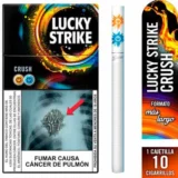 Cigarrillo LUCKY STRIKE CRUSH CAJ.10UND