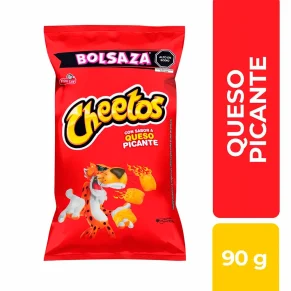 Palitos de maíz CHEETOS PICANTE BOLSAZA 90g