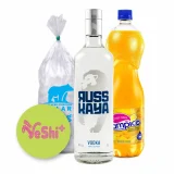 Combo Vodka RUSSKAYA NEUTRO 1L + Tampico 1.5L + Hielo 900g