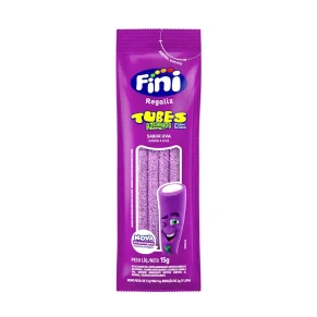 Gomitas TUBES ACIDOS UVA FINI 15g